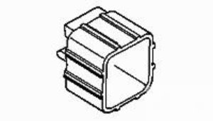 174265-7 Double-Lock Plate Receptacle